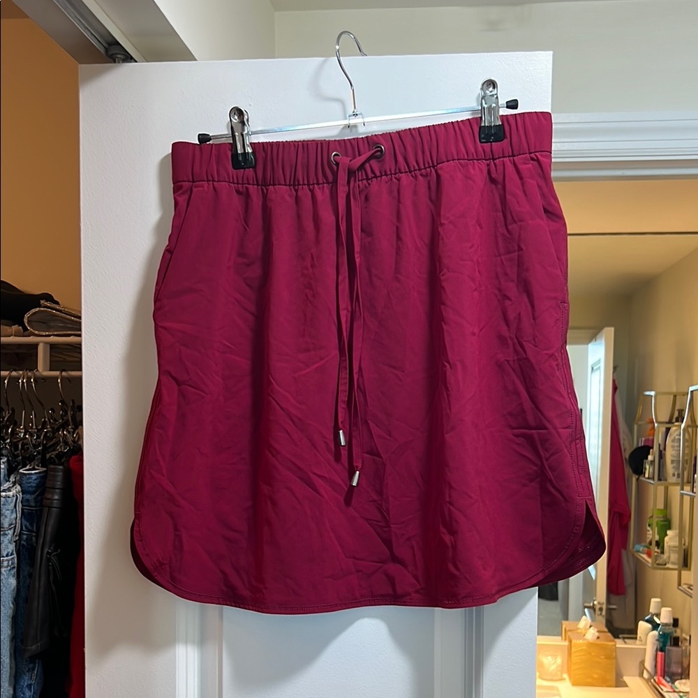 Pink workout skirt